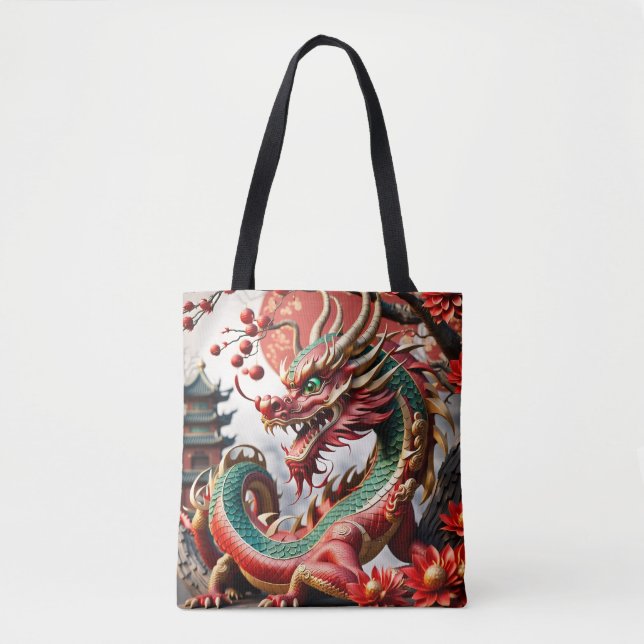 Chinese New Year Dragon 2024 TB02 Tote Bag (Front)