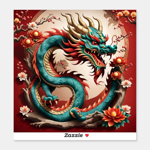 Chinese New Year Dragon 2024 VST01 Sticker