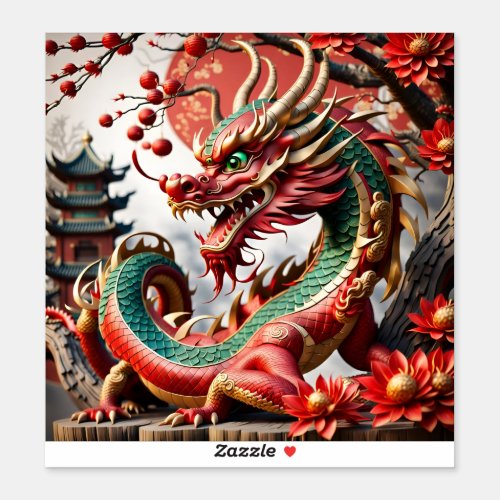Chinese New Year Dragon 2024 VST02 Sticker