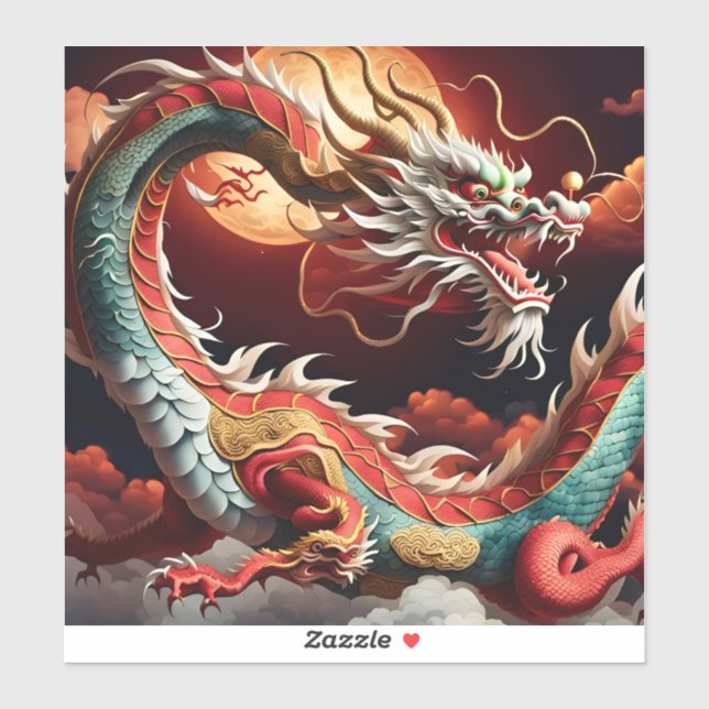 Chinese New Year Dragon 2024 VST03 Sticker (Sheet)