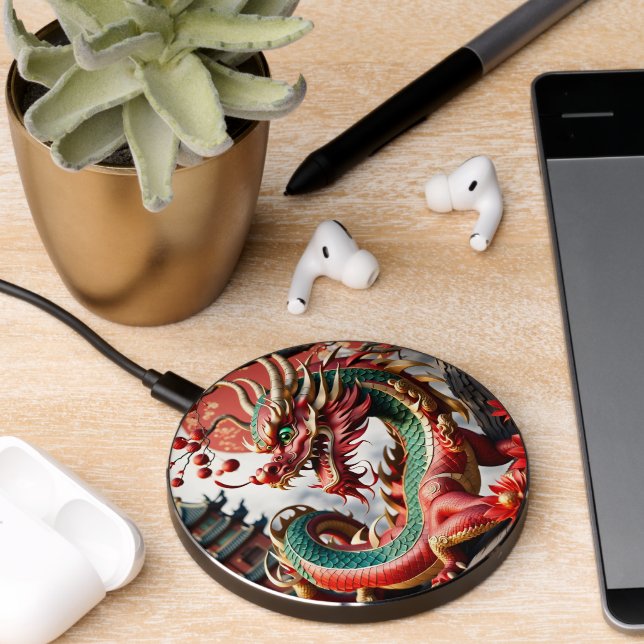 Chinese New Year Dragon 2024 WC02 Wireless Charger (Desk 2)