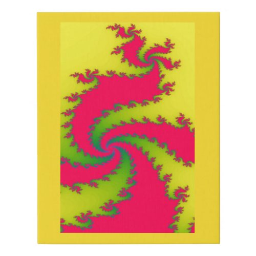 Chinese New Year Dragon Faux Canvas