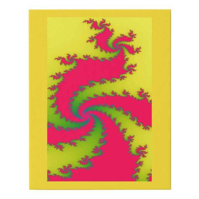 Chinese New Year Dragon Faux Canvas (Front)