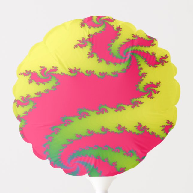 Chinese New Year Dragon Fractal Balloon (Front)