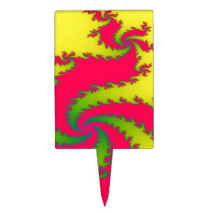 Chinese New Year Dragon Fractal Cake Pick