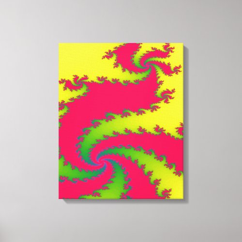 Chinese New Year Dragon FRactal Canvas Print