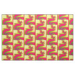 Chinese New Year Dragon Fractal Craft Fabric