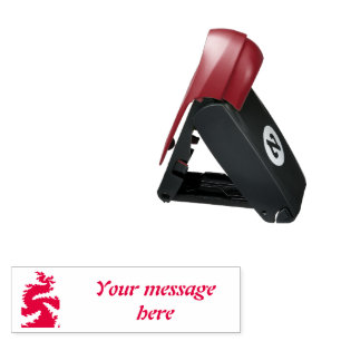 Chinese New Year Dragon Fractal Custom Ink Stamp