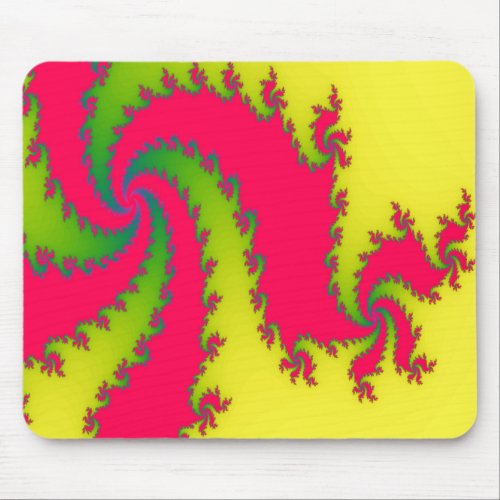 Chinese New Year Dragon Fractal Mousepad