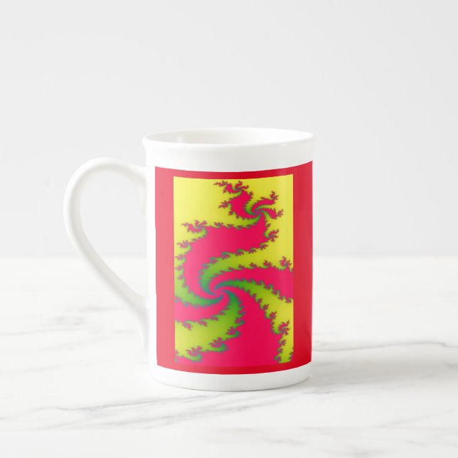 Chinese New Year Dragon Fractal Mug (Left)