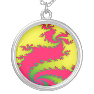 Chinese New Year Dragon Fractal Necklace