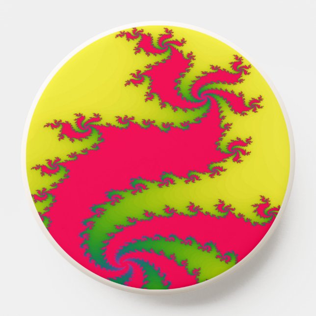 Chinese New Year Dragon Fractal PopSocket (Popsocket)