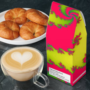 Chinese New Year Dragon Fractal Roasted Coffee