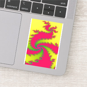 Chinese New Year Dragon Fractal Sticker
