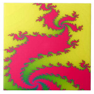 Chinese New Year Dragon Fractal Tile