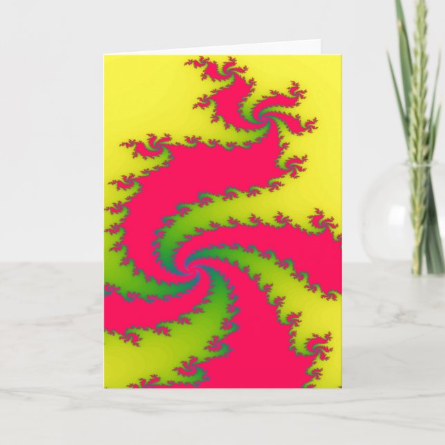 Chinese New Year Dragon Greeting Card (Front)