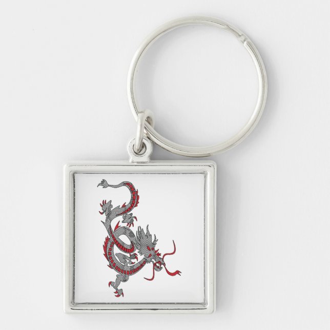 Chinese New Year Dragon Keychain (Front)