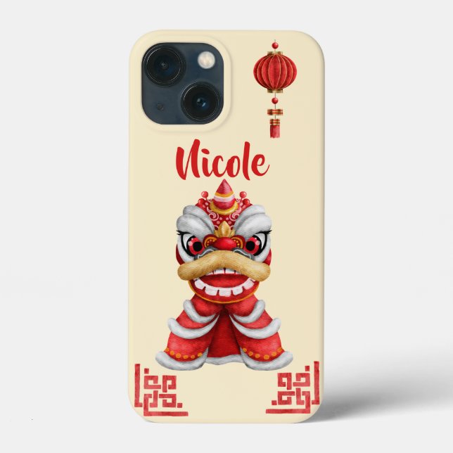 Chinese New Year Dragon Personalized Case-Mate iPhone Case (Back)
