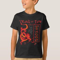 red chinese new year shirt