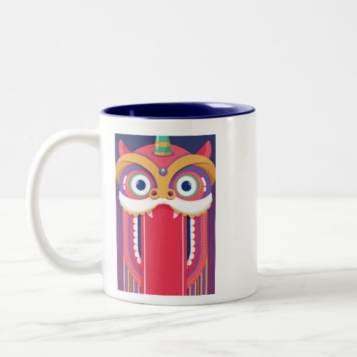 Chinese New Year Dragon Year 2024 Two_Tone Coffee Mug