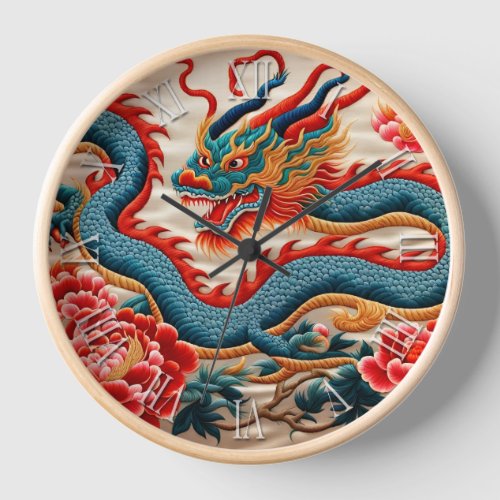 Chinese New Year Dragon Zodiac Birthday EmWC1 Clock