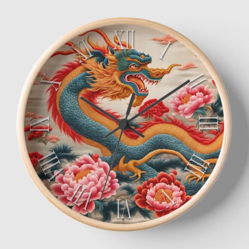 Chinese New Year Dragon Zodiac Birthday EmWC Clock