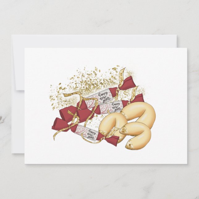 Chinese New Year Fortune Cookie Cards (Front)