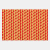 Chinese New Year Golden Auspicious Clouds Pattern  Wrapping Paper Sheets (Front 2)