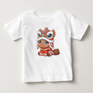Chinese New Year Horse 2026 Baby T-Shirt