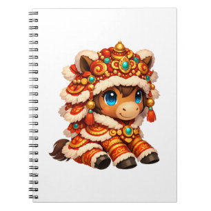 Chinese New Year Horse 2026 Zodiac Notebook