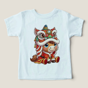 Chinese New Year Horse 2026 Zodiac Toddler T-shirt