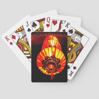 Chinese New Year  lantern lights Bicycle Playing C Playing Cards
