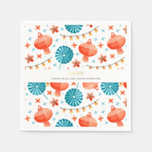 Chinese New Year   Lantern Pattern Napkins