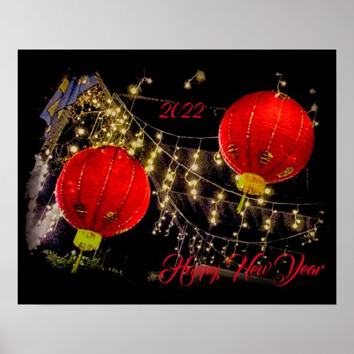 Chinese New Year Lanterns  Poster
