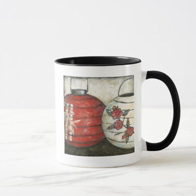Chinese New Year Lanterns with Floral Print Mug (Right)