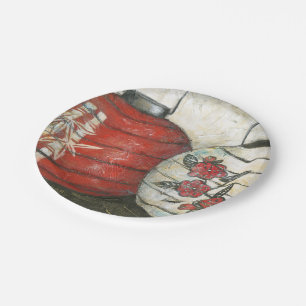Chinese New Year Lanterns with Floral Print Paper Plates