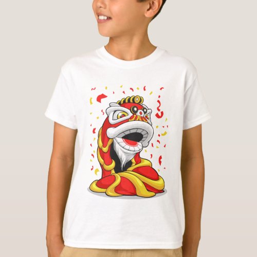 Chinese New Year Lion T_Shirt