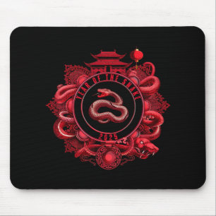 Chinese New Year Lunar New Year Of The Snake 2025 Mouse Pad