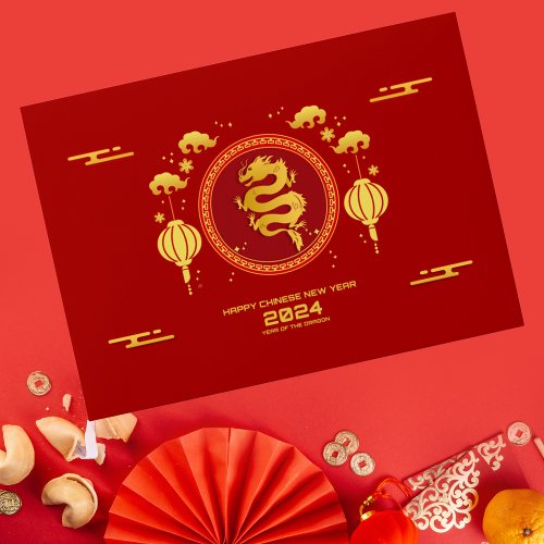 Chinese New Year of Dragon Hong Bao Red  Envelope