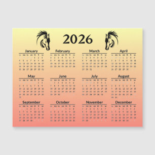 Chinese New Year of Horse 2026 Calendar