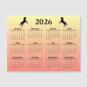 Chinese New Year of Horse 2026 Calendar