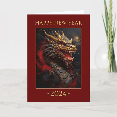 Chinese New Year of the Dragon 2024  Card