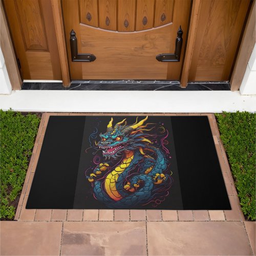 Chinese New Year of the Dragon 2024  Doormat