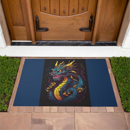 Chinese New Year of the Dragon 2024  Doormat