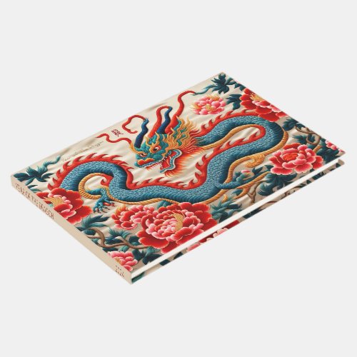 Chinese New Year of the Dragon 2024 Embroidery B Guest Book