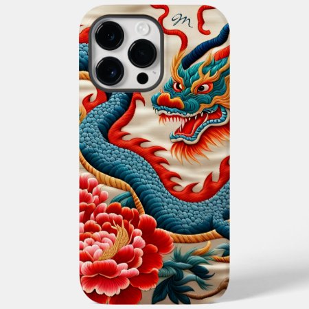 Chinese New Year Of The Dragon 2024 Embroidery Case-mate Iphone 14 Pro