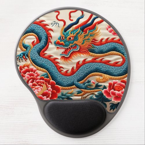 Chinese New Year of the Dragon 2024 Embroidery Gel Mouse Pad