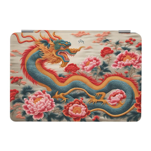 Chinese New Year of the Dragon 2024 "Embroidery" iPad Mini Cover (Horizontal)