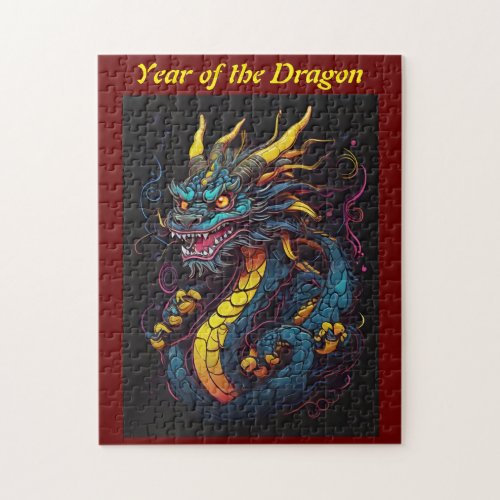  Chinese New year of the Dragon 2024  Jigsaw Puzzle