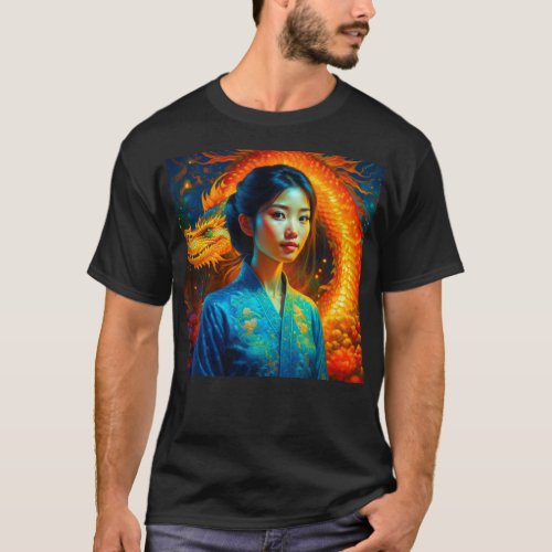 Chinese New Year of the Dragon T_Shirt